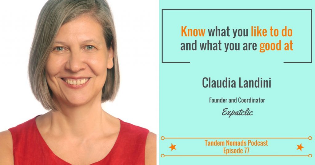 Tandem Nomads Claudia Landini founder of portable non-profit Expatclic